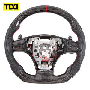 พวงมาลัยคาร์บอนไฟเบอร์แท้ TDD สำหรับ Chevrolet Corvette C6 ZR1 Z06 ปี 2006 2007 - Product Image 4