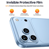 Protection d'objectif d'appareil photo en gros pour iPhone 18 Pro Max – Film protecteur mat anti-traces de doigts compatible avec les coques