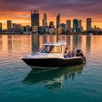 Fabrikpreis Aluminiumlegierung Schnelles Angelboot für 6 Personen Profisher-Boot mit Kissen für den Australischen Markt