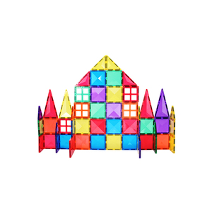<span class=keywords><strong>Amazon</strong></span> hot selling 100pc <span class=keywords><strong>3</strong></span> d magnetic building tiles stem preschool educational montessori toys CPSC, CE, EN71, ASTM - Product Image 3
