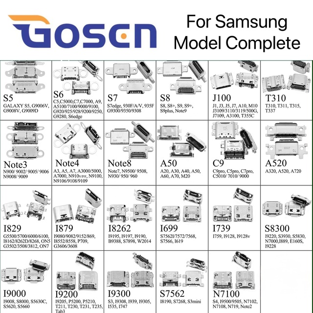 GOSEN Bar Design Micro USB Connector Charging Port Jack Plug for Samsung Imfinix Redmi Honor Nokia Charging Pin Charger Dock