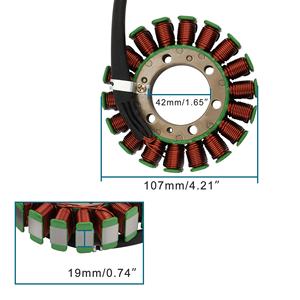 GOOFIT 18 Coil 3 Wire Magneto Stator Coil Ignition Generator Replacement for CBR600 <span class=keywords><strong>CBR</strong></span> <span class=keywords><strong>600</strong></span> F4 1999 2000 OEM 31120-MBW-611 - Product Image 2