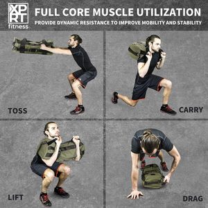 Muestra gratuita Sandbag Pro - Bolsa de entrenamiento con triple cierre, bolsa de relleno y correas de nailon reforzadas - No incluye arena - Product Image 5
