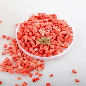 Haoze Supply Fresh strawberry Freeze Dried Fruit Cube