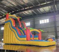 Toboggan aquatique gonflable de qualité commerciale, coloré, sur mesure, en PVC écologique, capacité 500 personnes, pour usage intérieur/extérieur