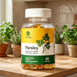 Cápsulas de Perejil Antioxidantes OEM/ODM 650mg, Suplemento Herbal de Alimentos Verdes para Apoyo Inmunológico y Celular, Desintoxicación Natural - Product Image 6