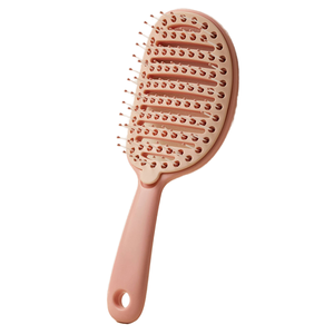 Cepillo de Pelo <span class=keywords><strong>Ingrid</strong></span> Factory Personalizado de Moda, Fácil de Limpiar, con Ventilación de ABS y Nylon, Impermeable, Masajeador de Cuero Cabelludo, Desenredante, con Cojín de TPR - Product Image 1