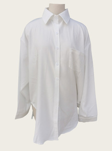 Camicie eleganti alla moda a manica lunga in tinta unita camicette da <span class=keywords><strong>donna</strong></span> autunnali <span class=keywords><strong>Oversize</strong></span> con top larghi Mujer eleganti con bottoni da lavoro - Product Image 6