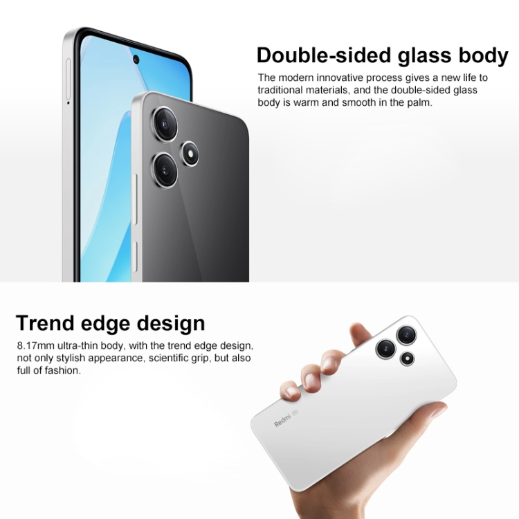安い価格6.79インチXiaomi Redmi 12 5G、8GB + 256GB、MIUI 14