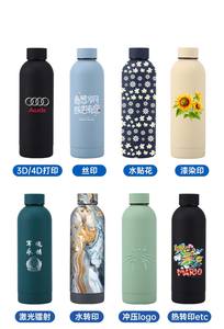 Bouteilles d'eau en acier inoxydable à paroi simple, légères, métalliques, durables, 350 ml, 500 ml, 750 ml, 1000 ml, bouteilles en acier inoxydable personnalisées - Product Image 3