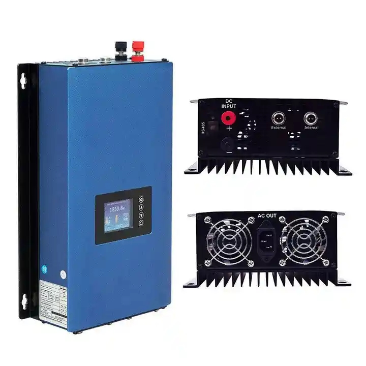 2 кВт Mppt ветроэнергетическая сеть, регулятор Ac45V-90V, ЖК-дисплей для 3-фазного ветряного турбины, солнечный инвертор