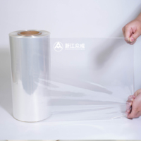 Film rétractable en polyoléfine POF souple, qualité alimentaire, résistant à l'humidité, pour l'emballage de viande, de riz, de boîtes cadeaux de luxe, de boîtes de CD, transparent et soigné