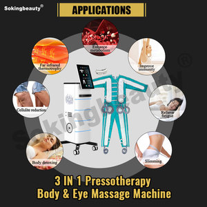 Máquina de Masaje de Drenaje Linfático por Presoterapia de Infrarrojos Lejanos, con 24 Cámaras de Presión de Aire <span class=keywords><strong>para</strong></span> <span class=keywords><strong>Piernas</strong></span> y Abdomen, <span class=keywords><strong>la</strong></span> Más Vendida - Product Image 6