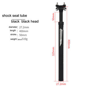 IRONDONKEY vtt route vélo <span class=keywords><strong>amortisseur</strong></span> 400mm montagne vélo siège colonne Tube 27.2/28.6/30.4/30.9/31.6mm - Product Image 5