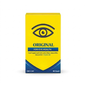 Luteína, Meso-xantina, Xantina, Vitamina B2 en Cápsulas Blandas, Suplemento para la Vista, Mejora la Visión, 90 Cápsulas, Una Cápsula por Día, Grado Alimenticio - Product Image 1