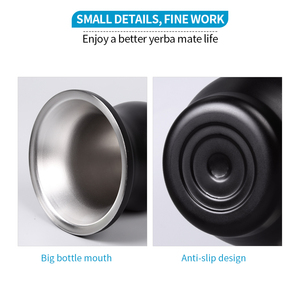 Personalizado de doble pared de acero inoxidable con aislamiento al vacío 300ml <span class=keywords><strong>Yerba</strong></span> Mate café taza de té Bombilla paja (Cuia de <span class=keywords><strong>Chimarrao</strong></span>) accesorio - Product Image 5