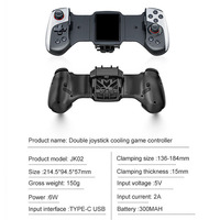 Téléphone d'usine étirement Gamepad refroidisseur poignée manettes contrôleur de jeu pour Console de commutateur Android