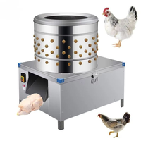 Machine à plumer les volailles sur roues, adaptée aux poulets, canards, oies et cailles, avec tambour