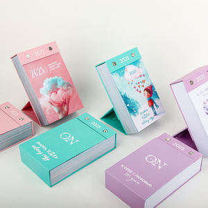 In magazzino 2024 calendario da tavolo mensile Planner Design personalizzato Logo stampato a strappo calendario da tavolo - Product Image 2