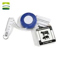 Bande de ruban à mesurer le poids corporel de précision pour l'équipement d'élevage d'animaux de condition de cheval de bétail de porc
