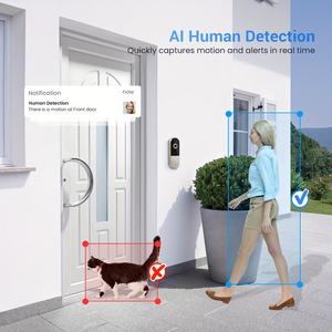 <span class=keywords><strong>Campanello</strong></span> Video Wireless HD 1080P con Visione Notturna, Archiviazione Cloud, Monitoraggio <span class=keywords><strong>Remoto</strong></span> di Sicurezza, App Tuya, Display OLED - Product Image 6