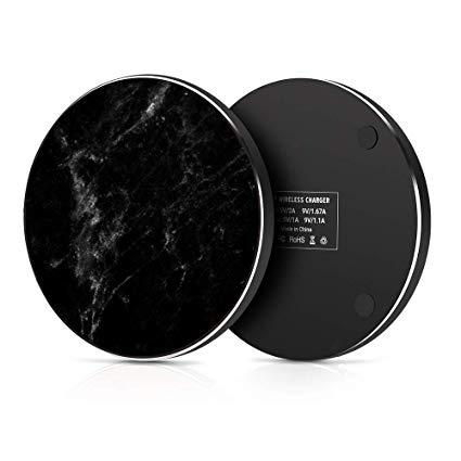 Muvtec Private Label 10W Wireless Fast Phone Charging Pad Marble Wireless Charger