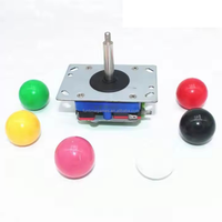 Bricolage pièces de rechange pour 35-45mm Arcade Joystick Ball Top Rose Jaune Bleu Vert Blanc Tête Ronde Arcade Crane Game Machine