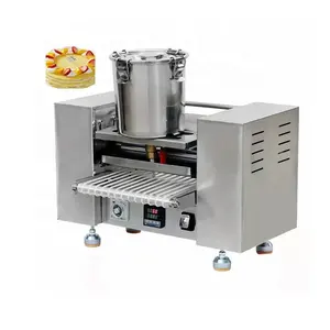 Stainless steel mini thousand layer cake machine melaleuca cake making pancake machine for sale