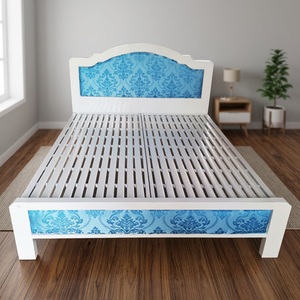 Modern European Design 2mx2m Iron Bed High Quality 40x80 <b>Square</b> Iron Frame Durable Extendable Box Spring Stable Home Warehouse - Product Image 2