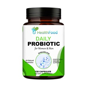 Cápsulas Probióticas Diarias de Buena Calidad, Apoyo Efectivo para la Salud Intestinal e Inmunológica y Bienestar General con Suplemento Dietético - Product Image 1