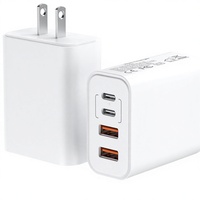Chargeur Mural USB-C Rapide 40W 4 Ports PD/QC 3.0 Adaptateur 110V pour iPhone 17/16/15/14/13/12 Pro Max & iPad Galaxy S25 Lot de 2