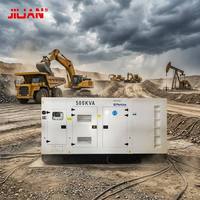 Generador Perkins de Respaldo Confiable de 400KW 500KVA, Serie 2506C, Silencioso, Trifásico, con ATS para Suministro de Energía en Obras de Construcción