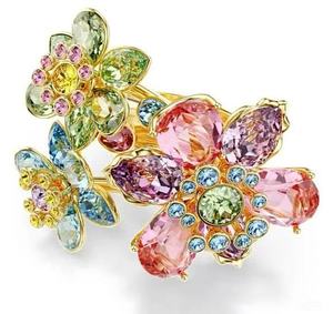 Collier Fleur en Acier Inoxydable Tendance, <span class=keywords><strong>Bracelet</strong></span> Polyvalent, Boucles d'Oreilles Clous, <span class=keywords><strong>Bracelet</strong></span> Frais et Délicat pour Femme - Product Image 4