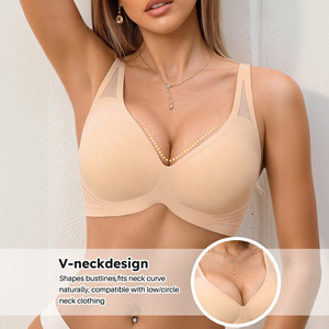 <span class=keywords><strong>TEMU</strong></span> Esplosione di Vendite: Reggiseno Push-up Senza Cuciture Anti-Cedimento con Supporto Morbido per <span class=keywords><strong>Donna</strong></span>, Stile Europeo e Americano - Product Image 1