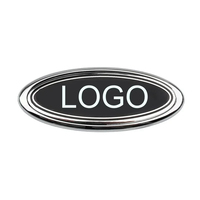 Emblèmes de voiture professionnels personnalisés en plastique ABS chromé électrolytique, badges de voiture, emblèmes automobiles avec adhésif