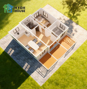 工厂直供钢制可扩展集装箱房屋 30 英尺 <span class=keywords><strong>2</strong></span> 卧室 带卫生间 家庭办公室 现代设计 快速 - Product Image 6