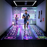Système de projection interactif ChariotTech certifié CE pour jeux éducatifs et de fitness sur mur et sol