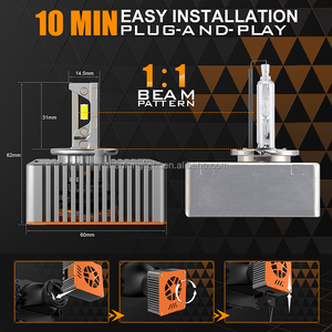 Nuovi Fari LED ad Alta Potenza D1S D2S D3S D4S D5S Canbus, Lampadine LED per Fari <span class=keywords><strong>Auto</strong></span> 110W 12000LM, D1 D2 <span class=keywords><strong>D3</strong></span> D4 D5 D8 - Product Image 5