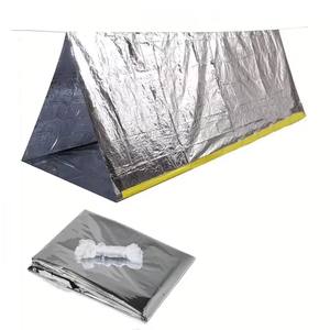 Draagbare EHBO-Tent Voor <span class=keywords><strong>2</strong></span> Personen Waterdicht Winddicht Noodopvang Met Mylar Deken Voor Kamperen - Product Image 5