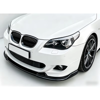 Kit carrosserie avec diffuseur de pare-chocs avant, spoiler de calandre, aspect fibre de carbone, pour BMW Série 5 E60 E61 M Tech M Sport berline 2005-2010