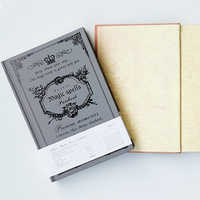 Europäisches Retro A5 Hardcover-Notizbuch für Studenten, Tagebuch und Notizblock für die Uni