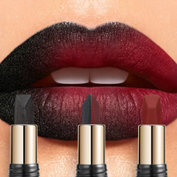 PEIPEICAT Rouge à Lèvres 2-en-1 Diamant Nacré et Pailleté 8 Couleurs, Teinte Lèvres Scintillante Hydratante Longue Durée avec Vitamine E