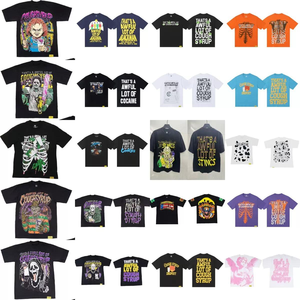 Nuevas llegadas: Camisetas oversize <span class=keywords><strong>de</strong></span> streetwear para hombre con estampado 'THAT'S AWFUL LOT COUGH SYRUP', 100% algodón, anti-bolitas, <span class=keywords><strong>de</strong></span> alta calidad. - Product Image 4