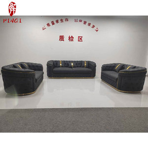 Set di Divani per Soggiorno Personalizzato da Produttore Professionale, Divani da Salotto in Velluto, Arredamento per Casa e <span class=keywords><strong>Hotel</strong></span> - Product Image 4