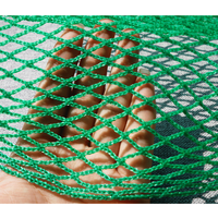Filet de pêche tressé sans nœuds en PE, maille polyéthylène tressée 380D pour la pêche au chalut en haute mer et la pêche au palangrier