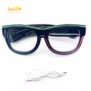 Plat au Lithium batterie néon Bachelorette lueur jouets accessoires pour enfants décor anniversaire Led lunettes fête - Product Image 3
