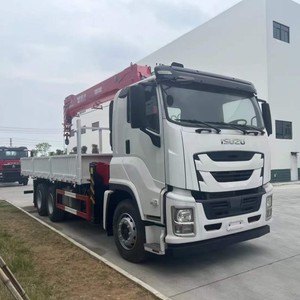 รถเครนติดรถบรรทุก ISUZU FTR 12 ตัน 6x4 บูมตรง ยกไฮดรอลิก ขายตรงจากโรงงาน - Product Image 2