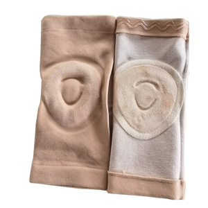 Genouillères de protection professionnelles OEM ODM, coussin épaissi, respirantes, antidérapantes, en nylon tricoté, pour basketball et pole dance - Product Image 1