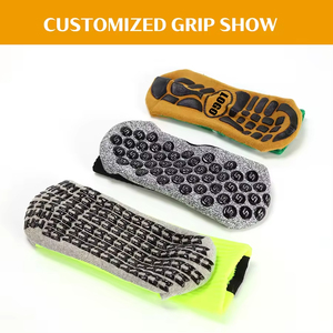 Wholesale youth Football <b>Grip</b> <b>Socks</b> with Custom Logo Non-Slip Soccer <b>Socks</b> with Anti-Slip Bottom Design for Training - Product Image 3