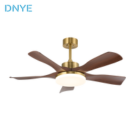 Ventilateur de plafond silencieux à 6 vitesses avec pales en ABS, télécommande LED, design simple et moderne, idéal pour la maison, le bureau ou la chambre.